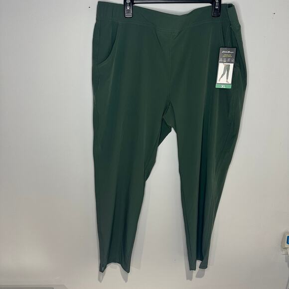 Eddie Bauer Pants - NWT! Eddie Bauer Traveler Ankle Pants, Green, Size XL Women's